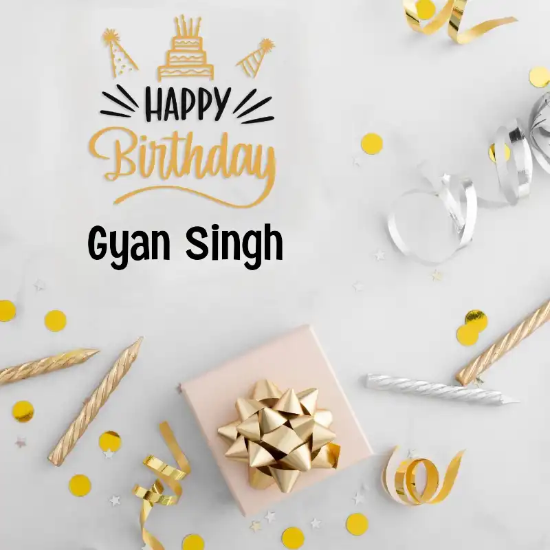 Happy Birthday Gyan Singh Golden Assortment Card